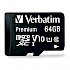Memoria MicroSD MicroSDXC Premium (64/128GB) Clase-10 Verbatim 1 